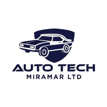 Autotech Miramar logo white