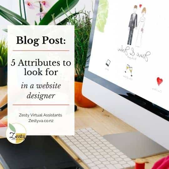 5 Attributes to look for in a website designer